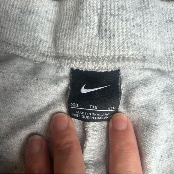 NIKE Gray Thermal Waffle Knit Jogger Sweatpants Women's Size XXL - Picture 3 of 7